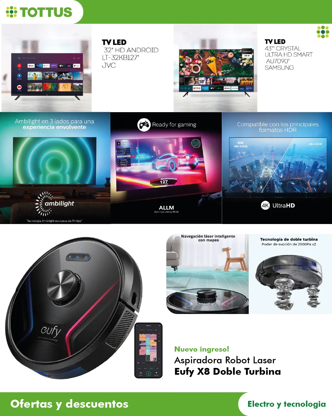 Catálogo de Tottus ofertas electro y tecnología 23 de octubre al 7 de noviembre 2025 - Página 