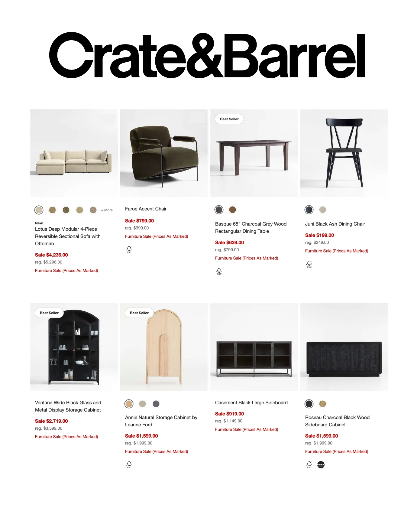 Weekly ad Crate & Barrel sales from January 16 to January 31 2025 - Page 
