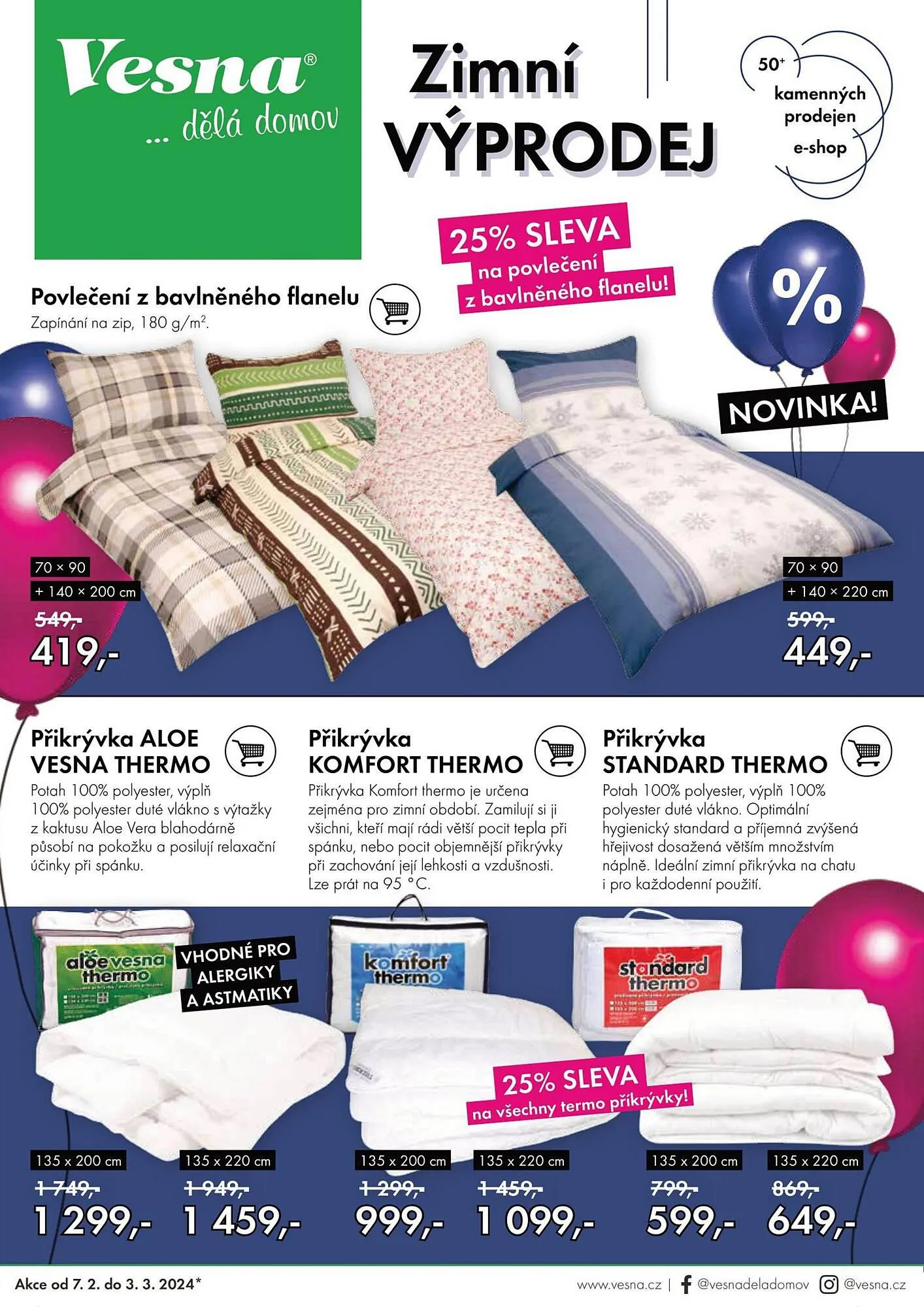 Vesna leták - 7. února 3. března 2024
