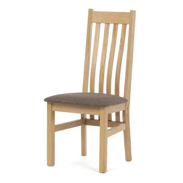 Jídelní židle dubová/hnědá C-2100 BR2