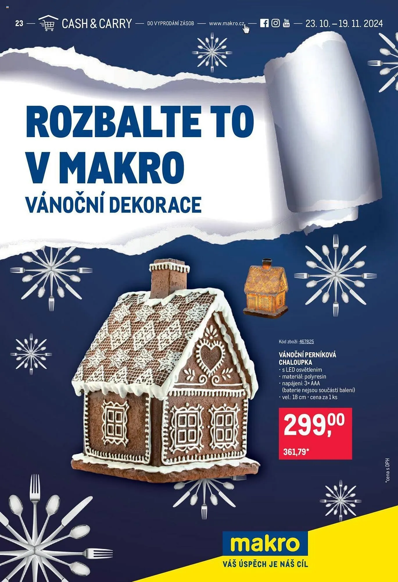 Makro leták - 23. října 19. listopadu 2024 - Page 1