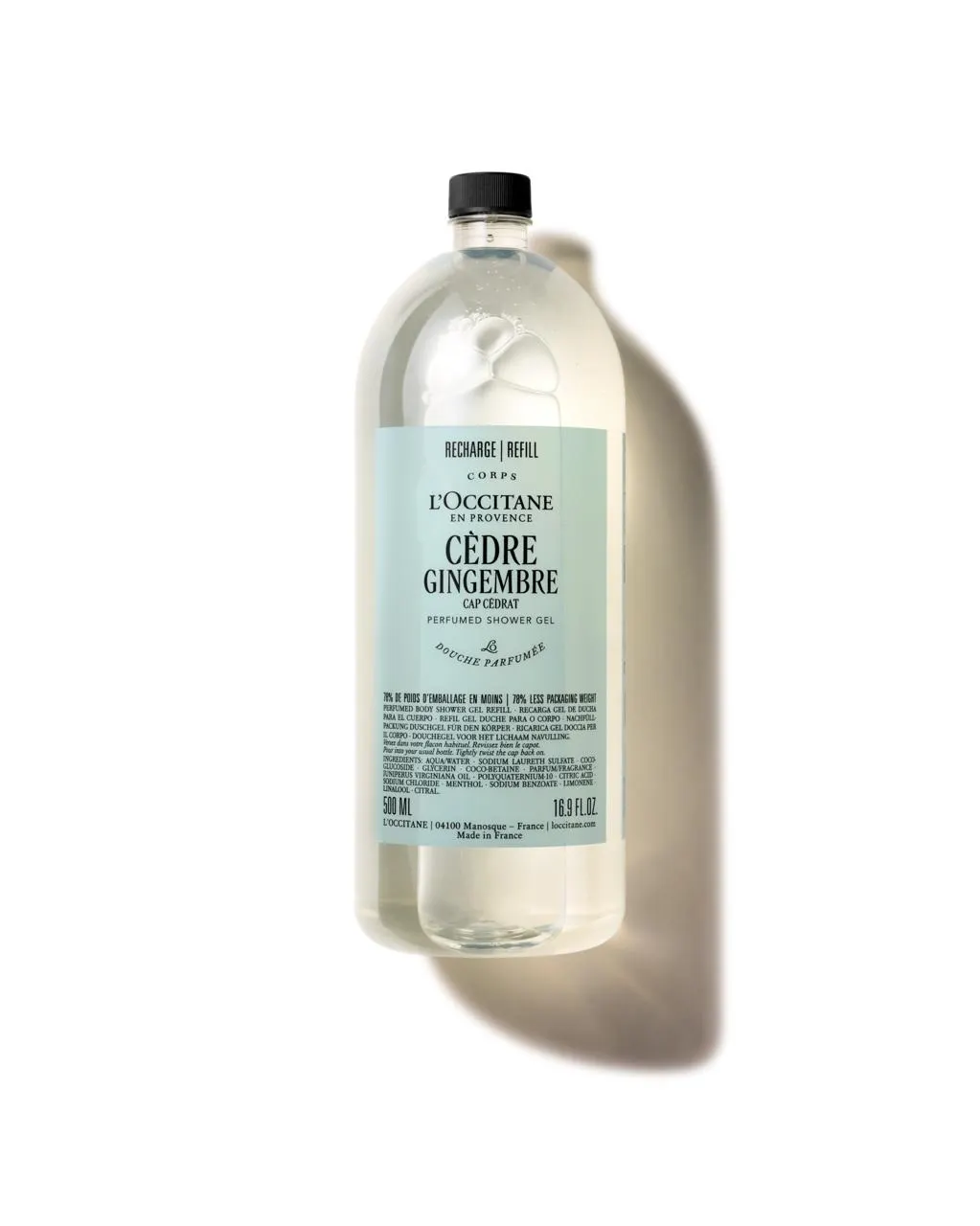 Sprchový gel Cèdre Gingembre (Náhradní náplň)