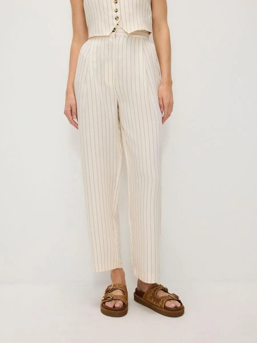 Viskózové kalhoty chino