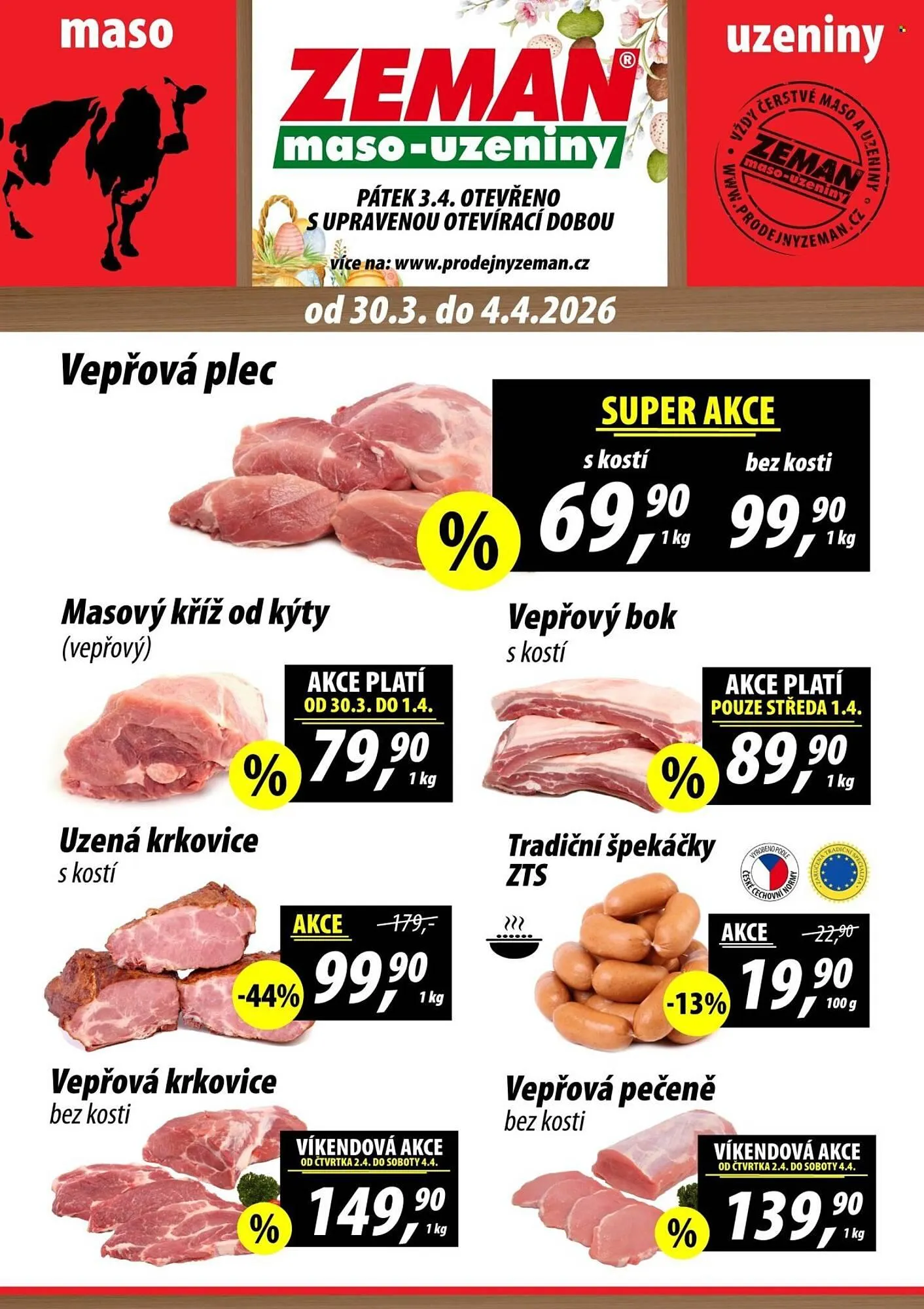 ZEMAN leták - 30. března 4. dubna 2026 - Page 1