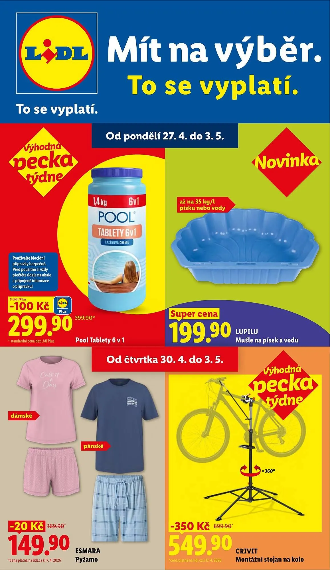 Lidl leták - 27. dubna 3. května 2026 - Page 1