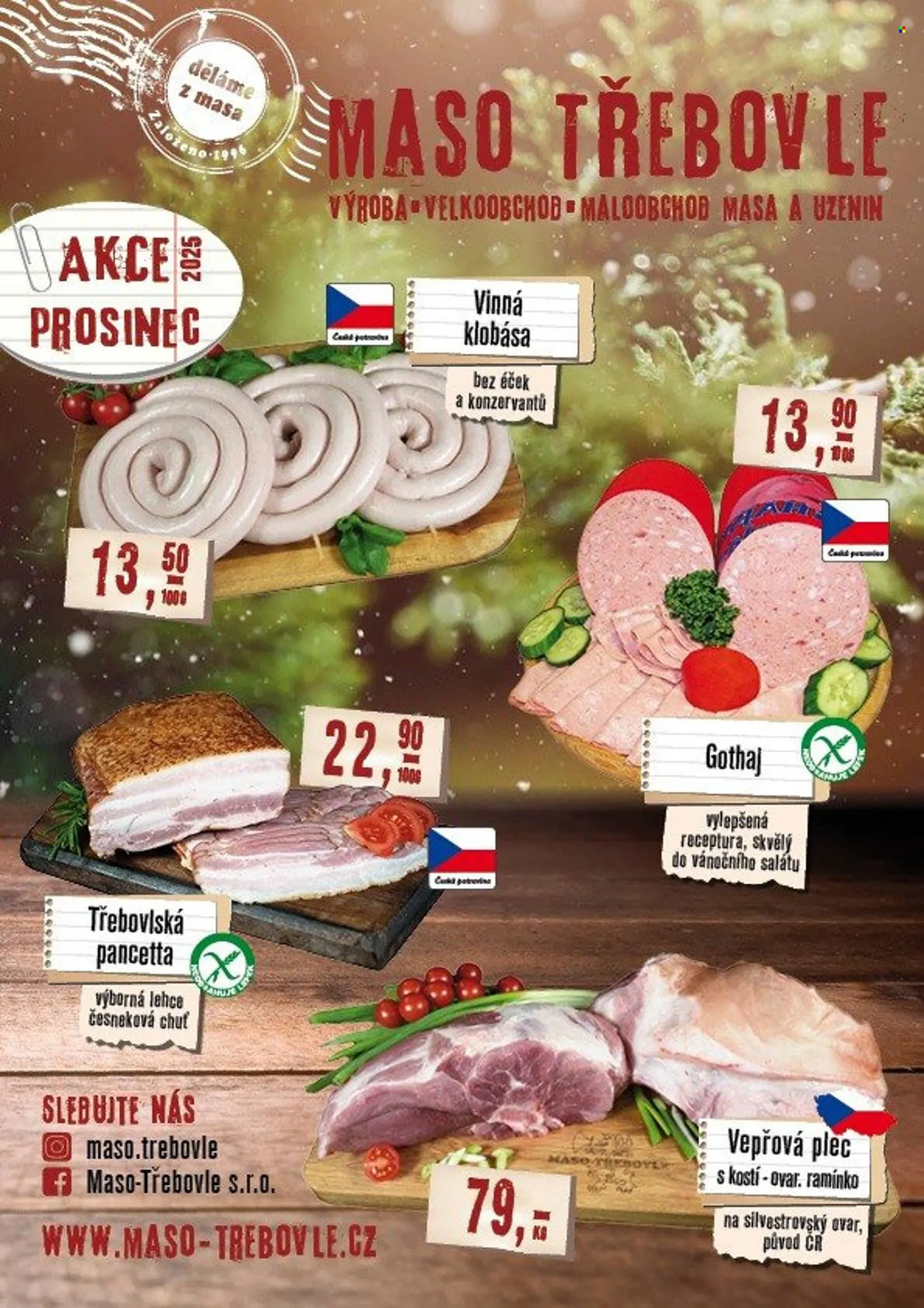 Maso Třebovle leták - 1