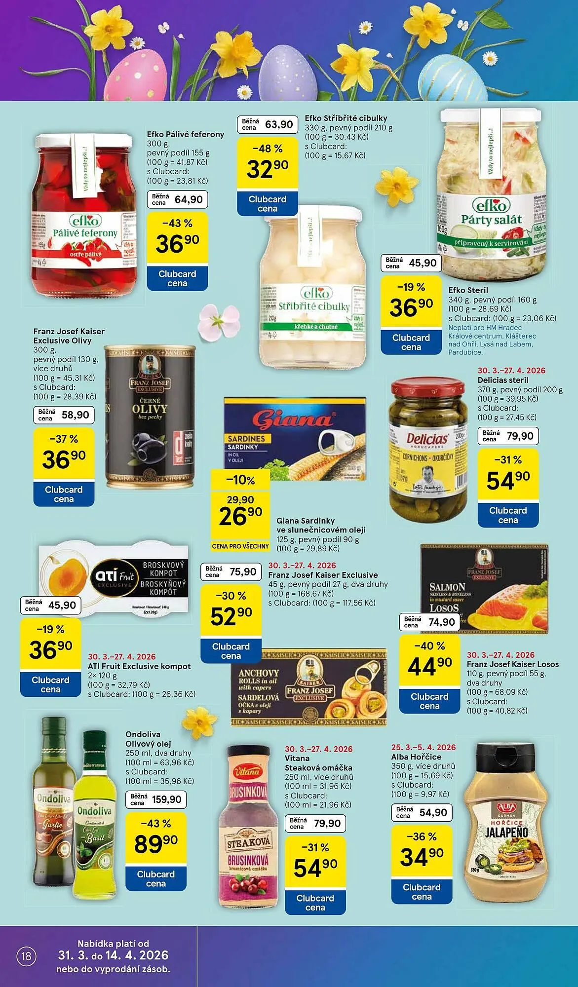 Tesco leták - 31. března 5. dubna 2026 - Page 18