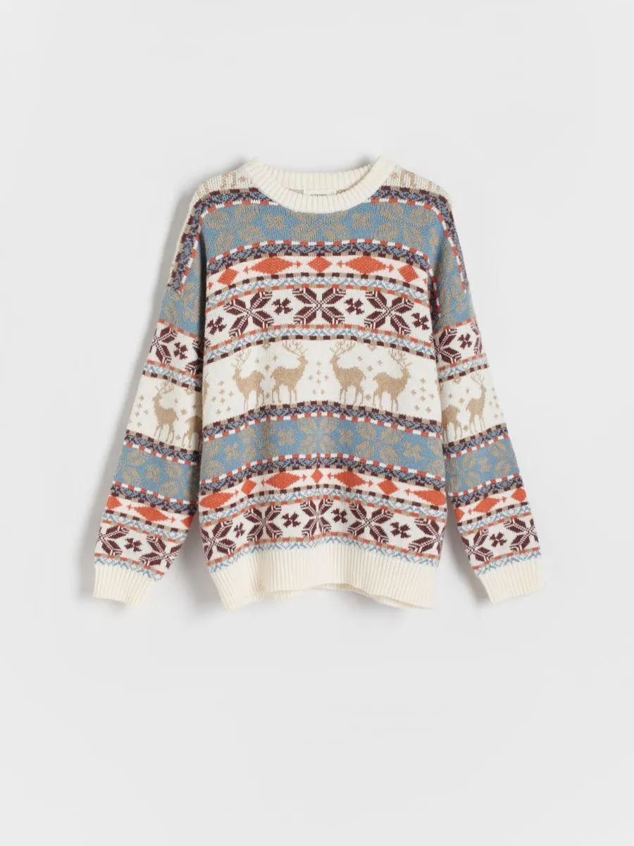 Svetr s vánočním motivem