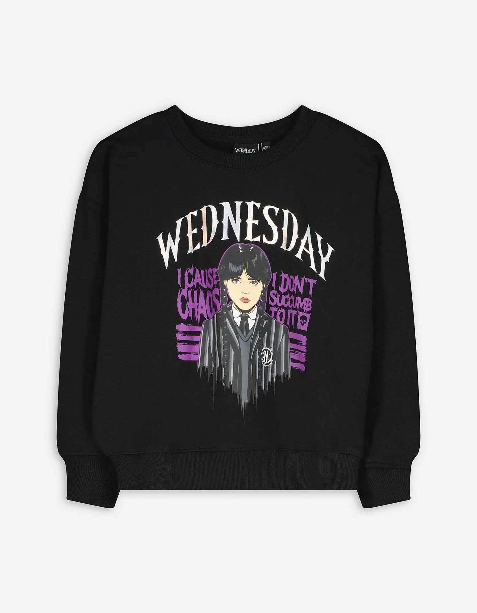 Mikina - Wednesday - cerná