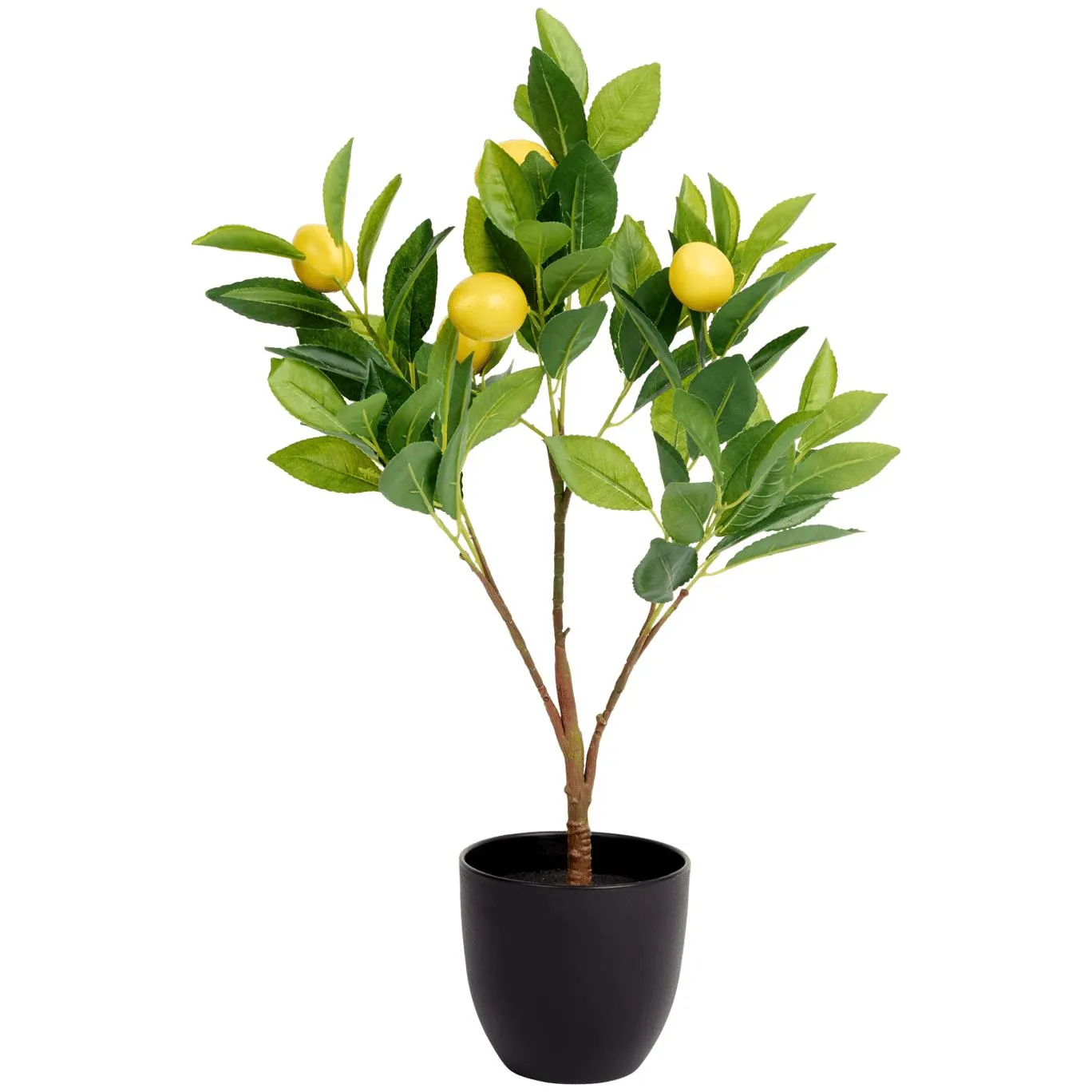 Umělý citrusový strom s květináčem