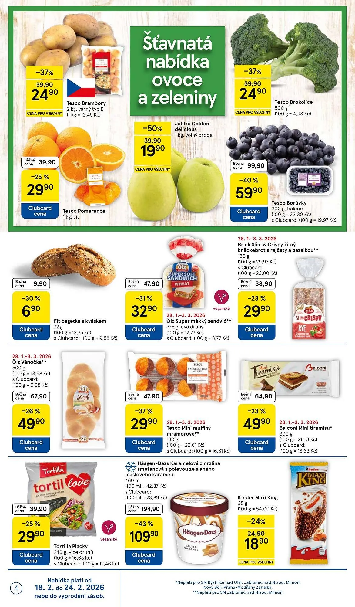 Tesco leták - 18. února 24. února 2026 - Page 4