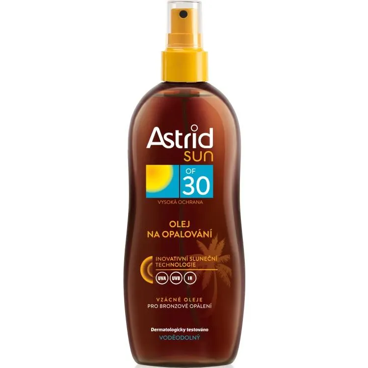 Astrid Sun OF 30 olej na opalování, 200 ml