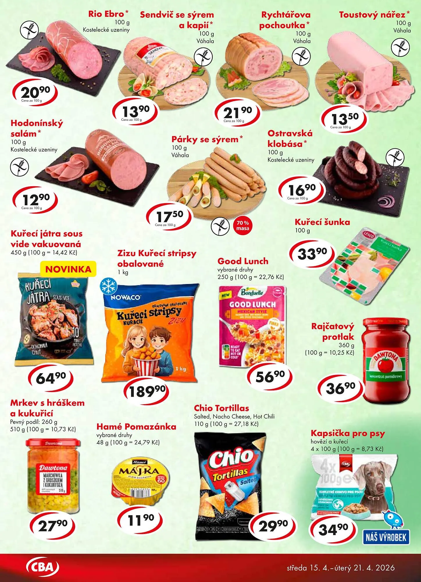 CBA leták - 15. dubna 21. dubna 2026 - Page 3