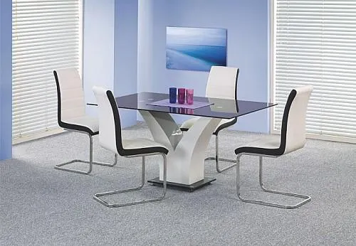 Jídelní stůl VESPER sklo černé