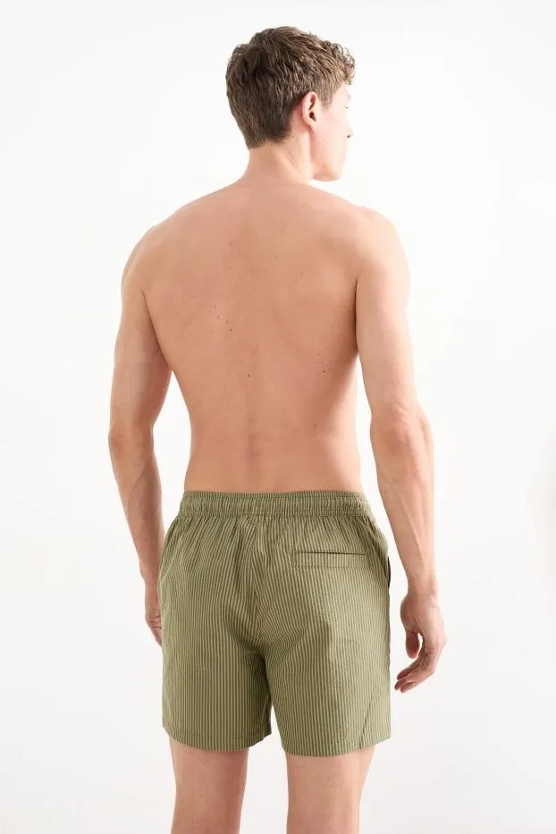 Koupací šortky - pruhované