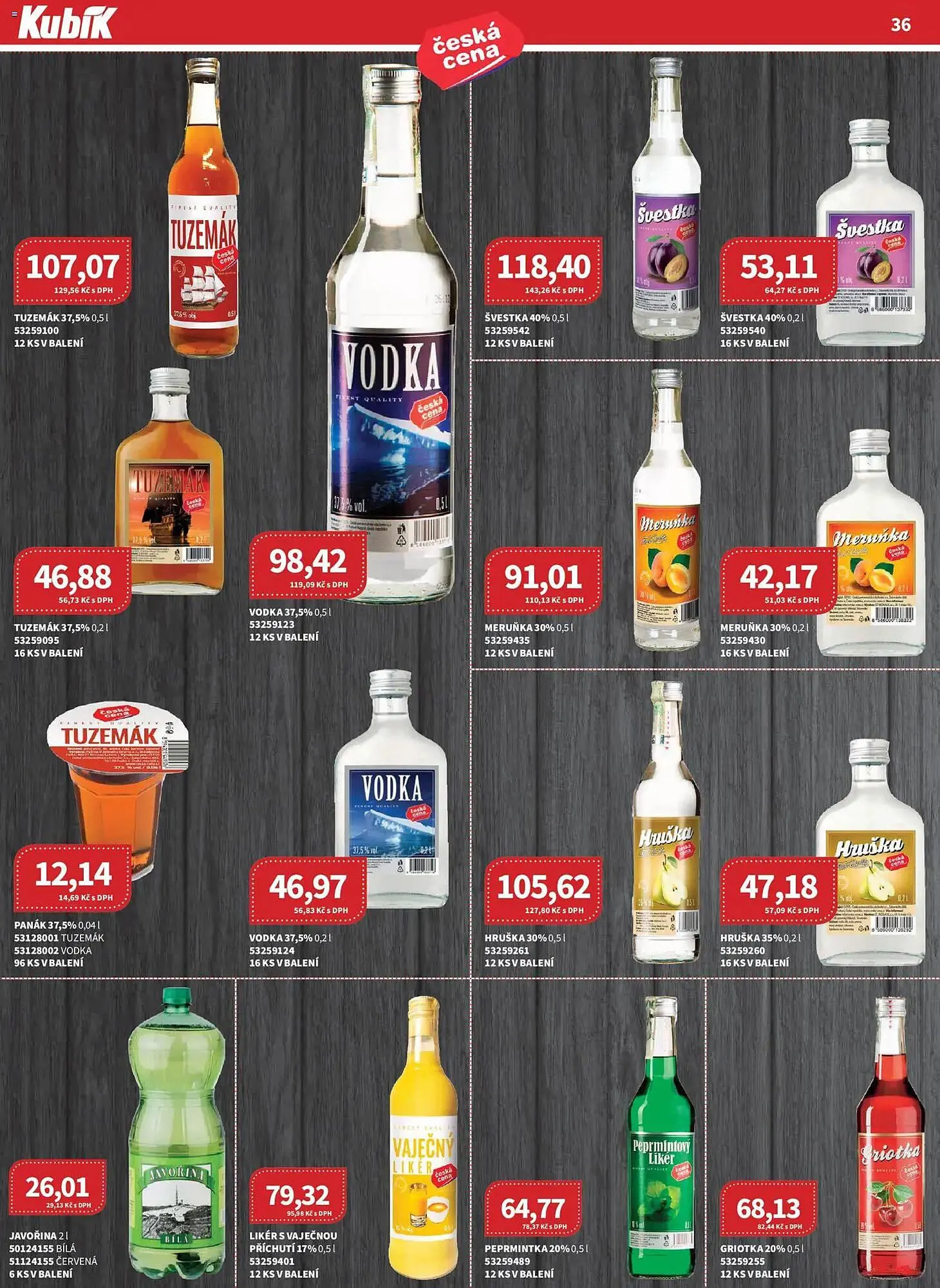 Kubík potraviny leták - 1. dubna 30. dubna 2026 - Page 36