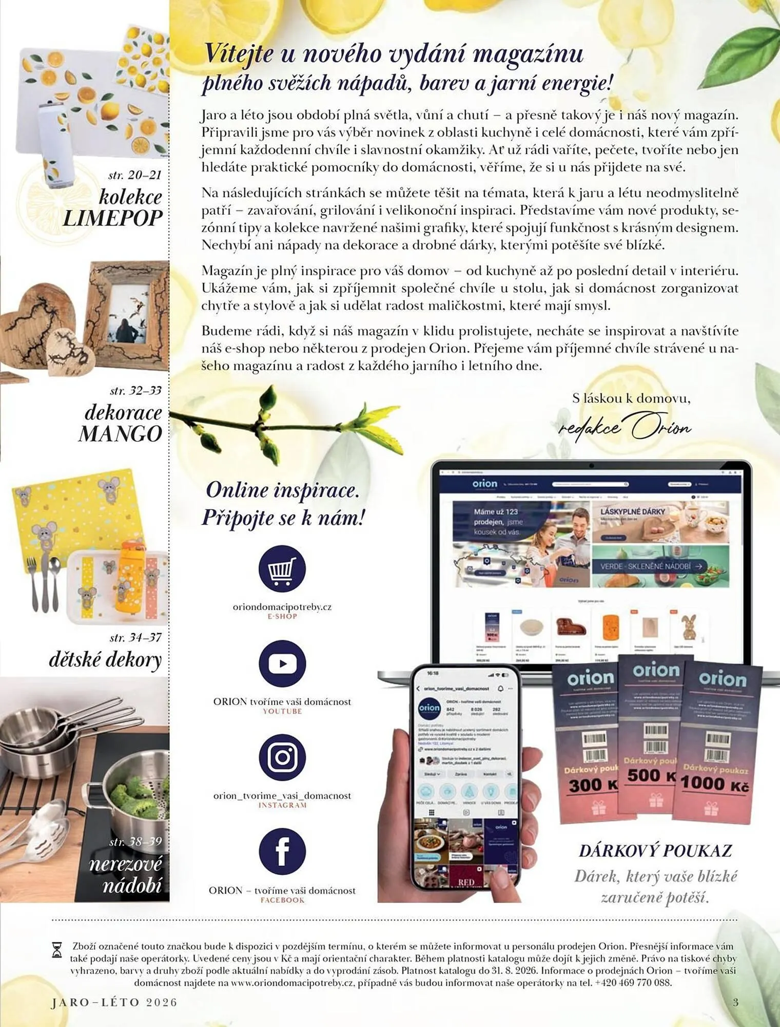 Orion leták - 9. března 31. srpna 2026 - Page 3