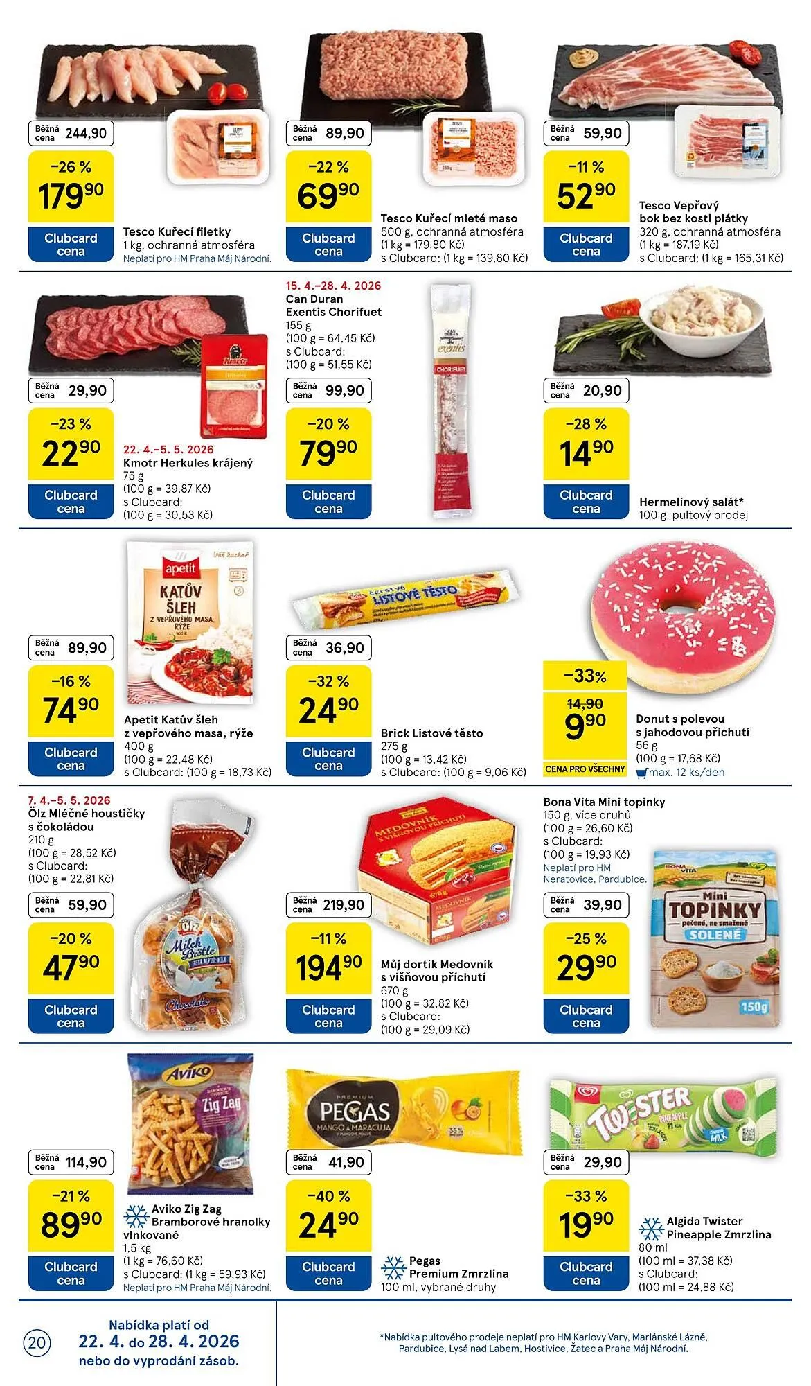 Tesco leták - 22. dubna 28. dubna 2026 - Page 20