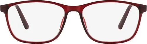 dioptrické brýle na čtení +1,5 Dp, tmavě červené, 1 ks