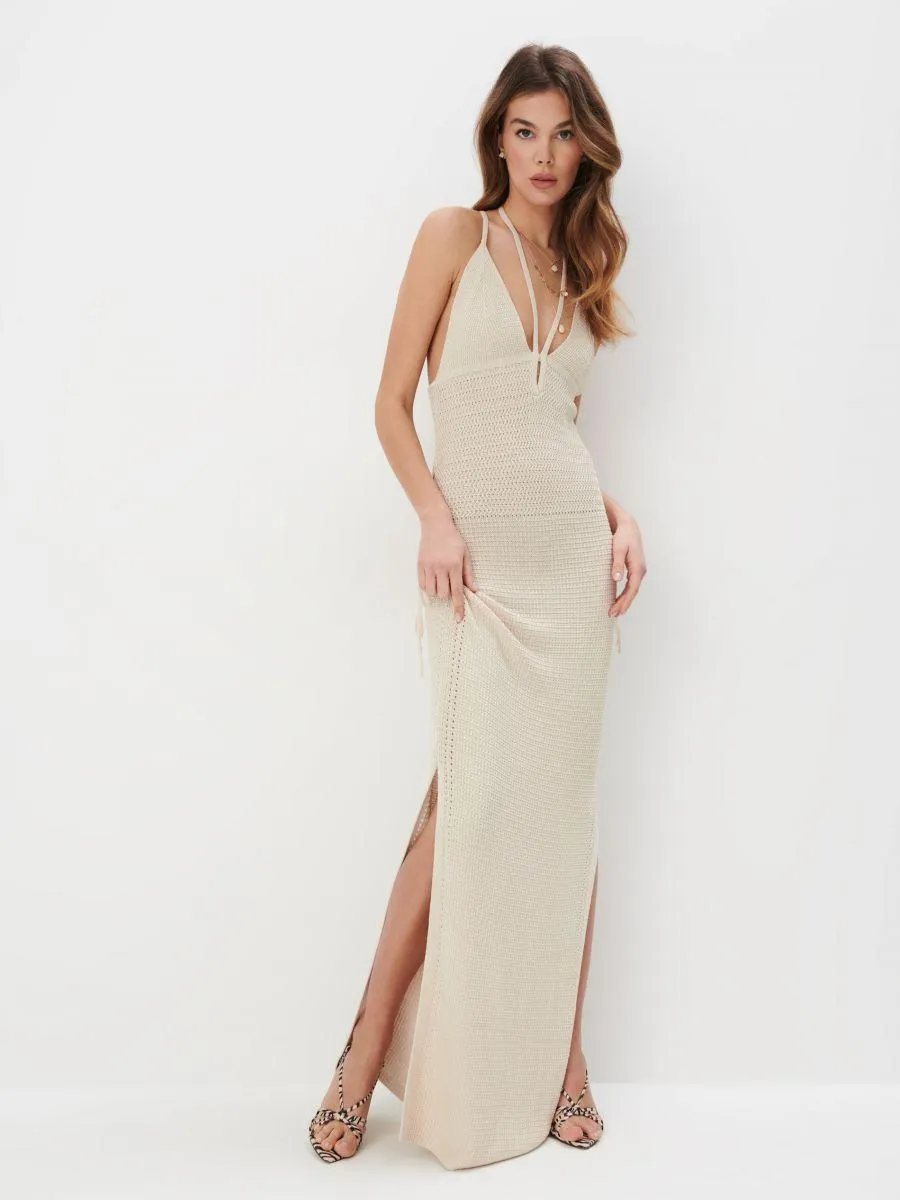 Rochie maxi din viscoză