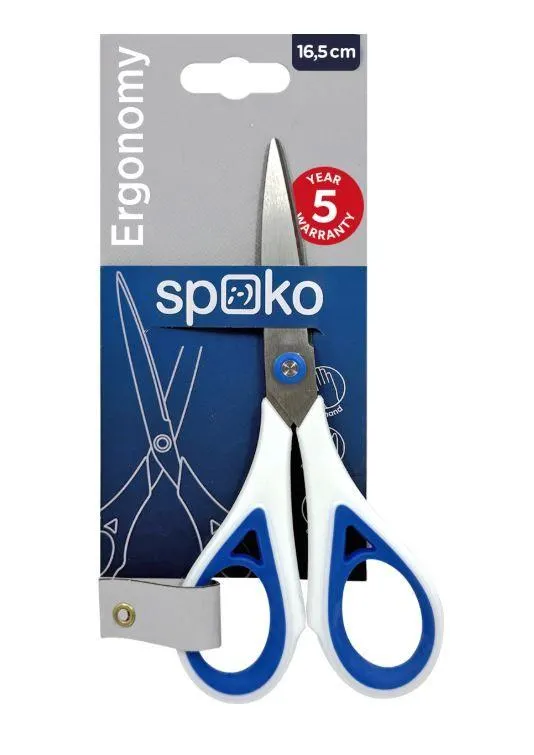 Spoko Kancelářské nůžky Ergonomy 16,5 cm