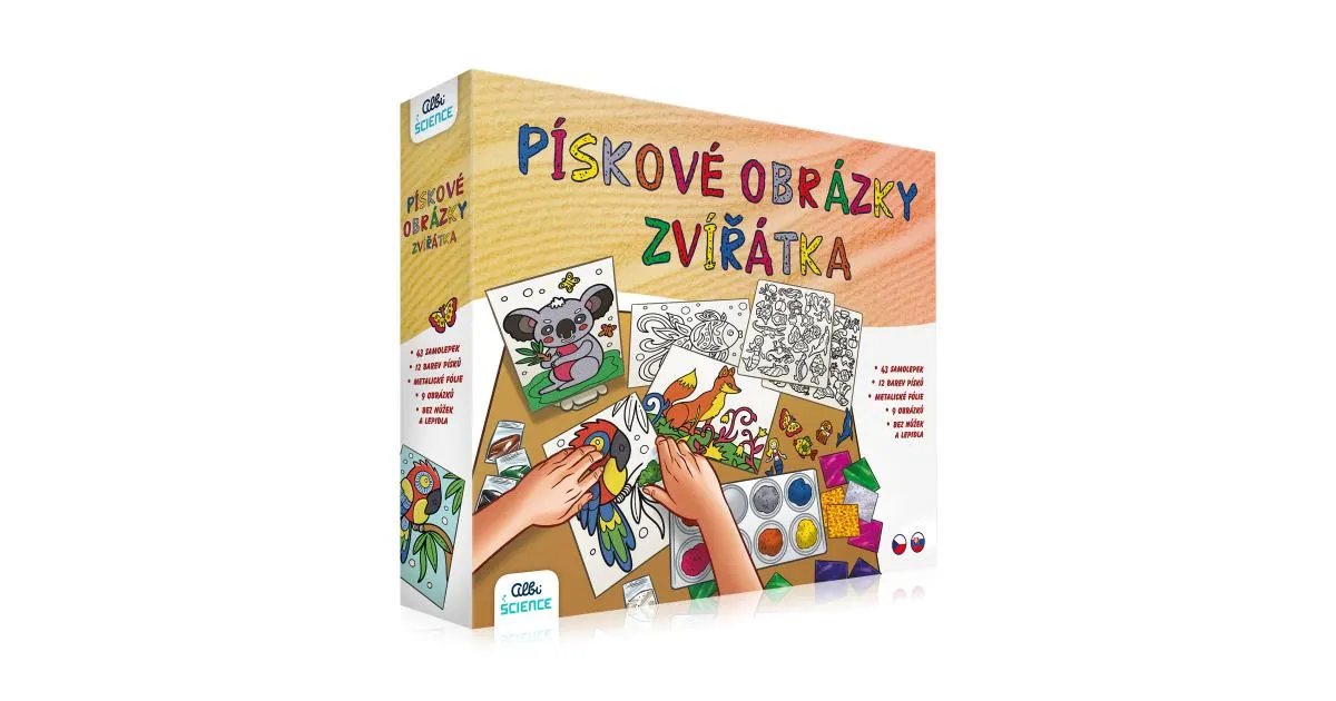 Pískové obrázky - Zvířátka