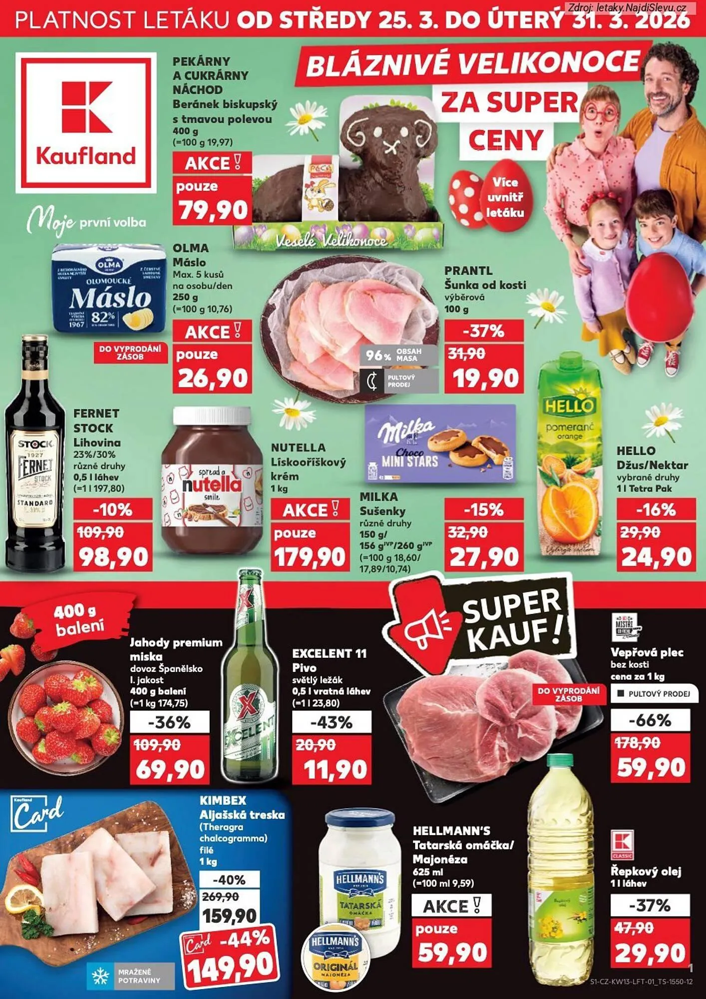 Kaufland leták - 25. března 31. března 2026 - Page 1