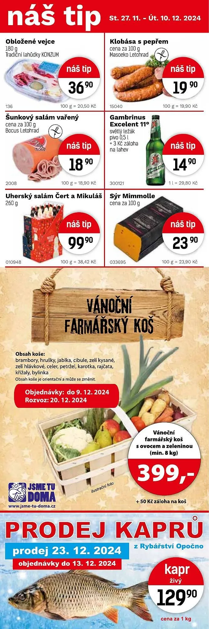 Konzum leták - 27. listopadu 10. prosince 2024 - Page 2