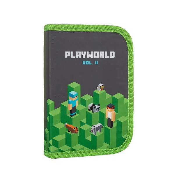 Penál 1 p. 2 chlopně, prázdný Playworld