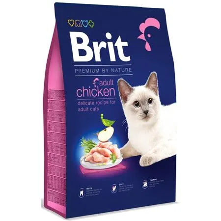Brit Premium by Nature Cat Adult Chicken 8 kg