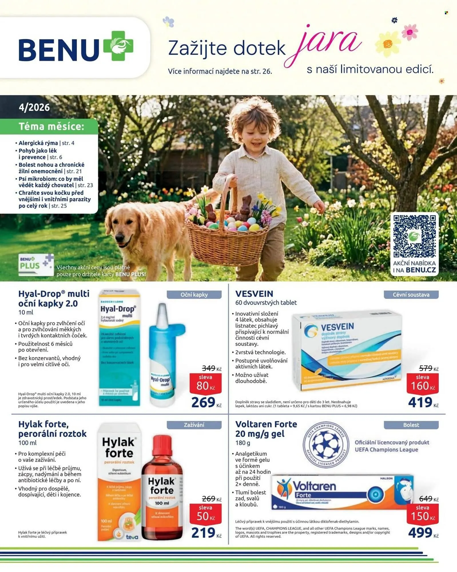Benu leták - 1. dubna 30. dubna 2026 - Page 1