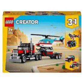 LEGO® Creator 3 v 1 Náklaďák s plochou korbou a helikoptéra 31146