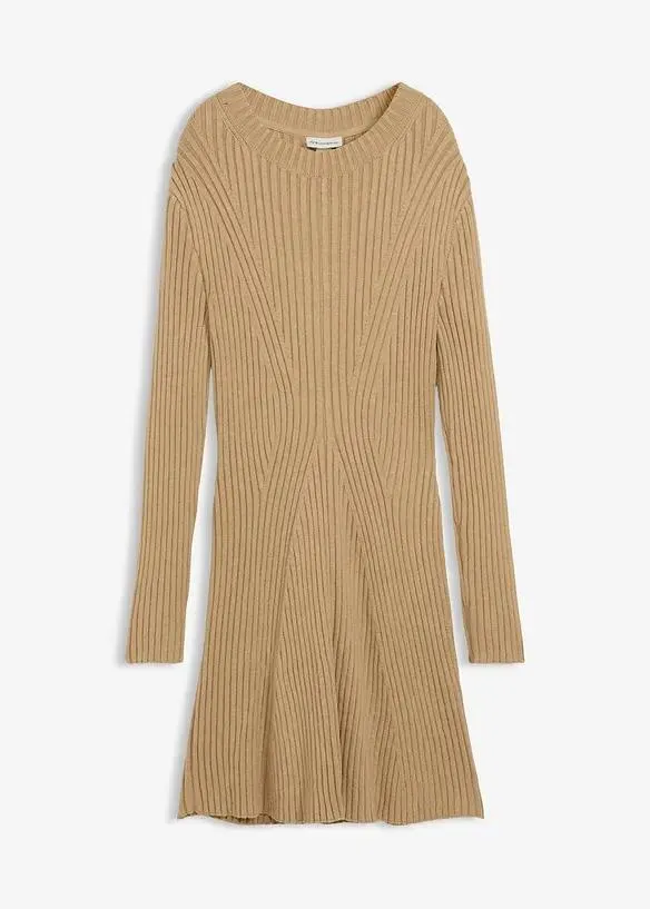 Pletené minišaty z měkké viskózové směsi