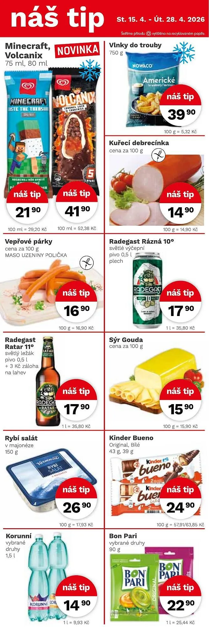 Konzum leták - 15. dubna 28. dubna 2026 - Page 4