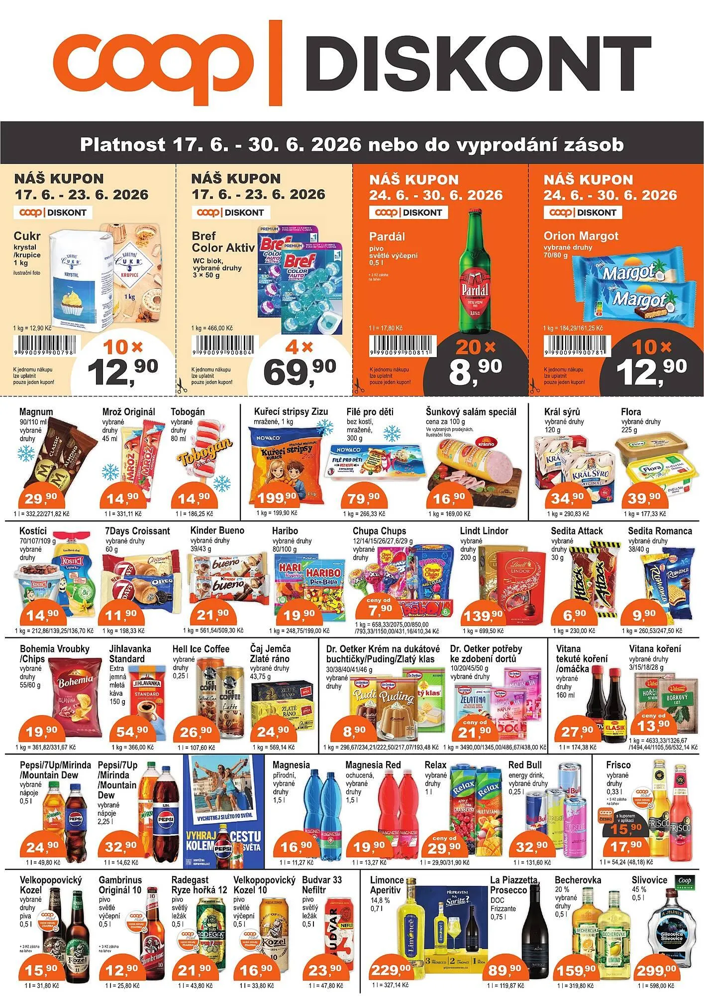 Konzum leták - 17. června 30. června 2026 - Page 1
