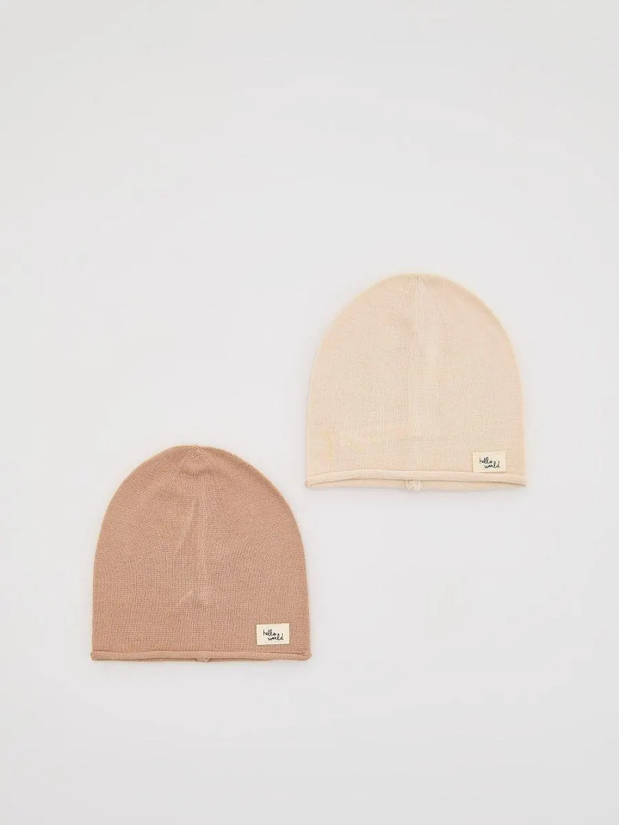 Čepice z viskózy 2 ks