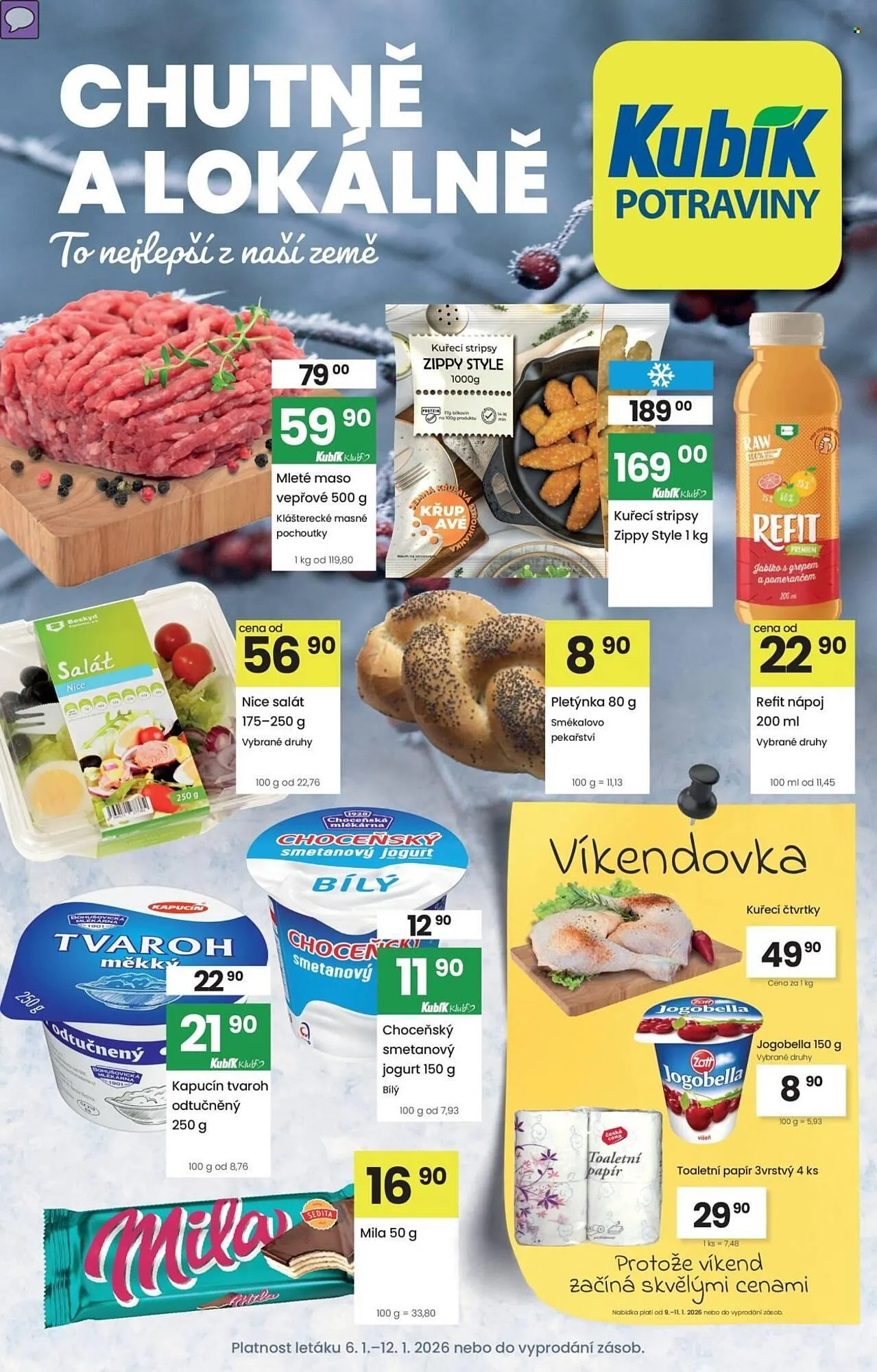 Kubík potraviny leták - 6. ledna 12. ledna 2026 - Page 1