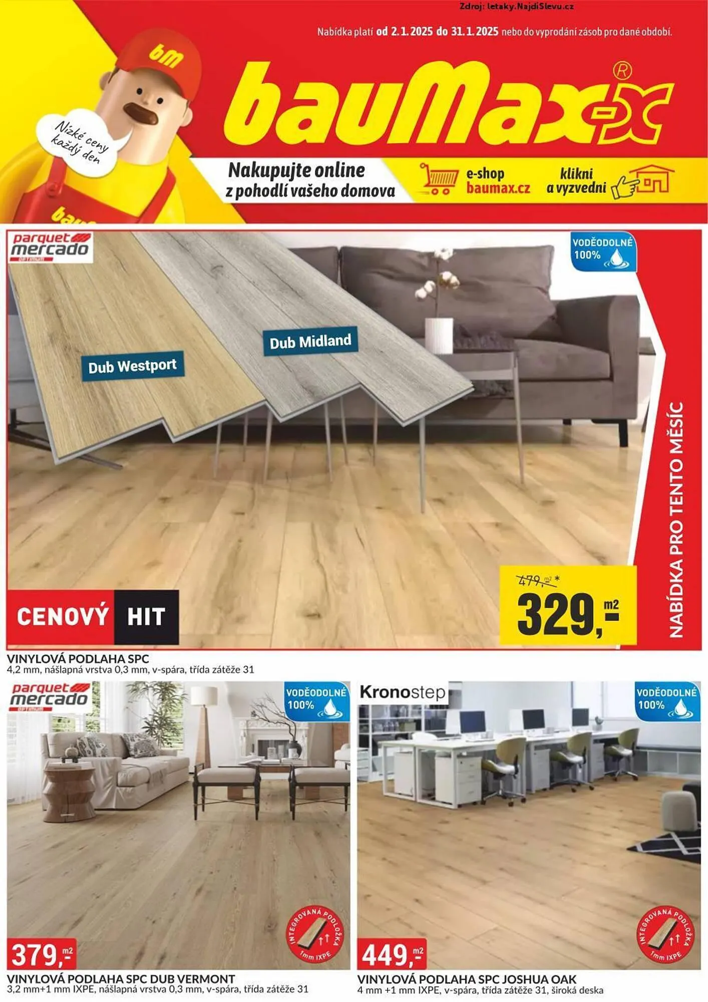 Baumax leták - 2. ledna 31. ledna 2025 - Page 1