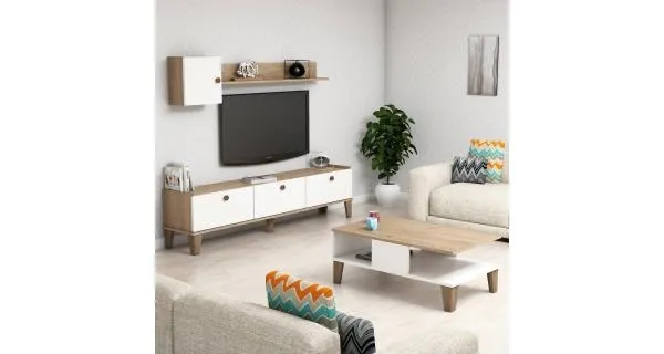 Obývací pokoj ČESTMÍR, dub/bílá