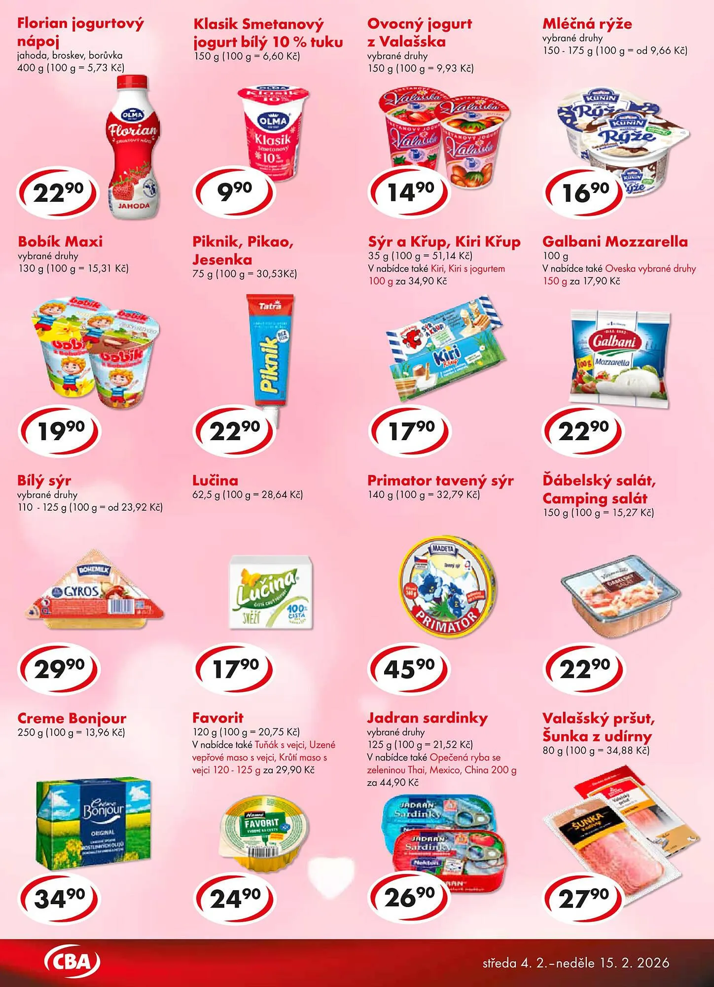 CBA leták - 4. února 15. února 2026 - Page 2