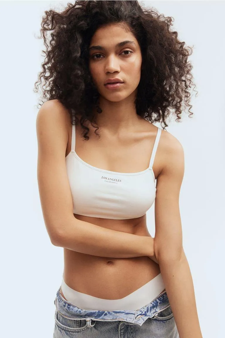 Nevyztužená podprsenka z měkké bavlny 2 kusy