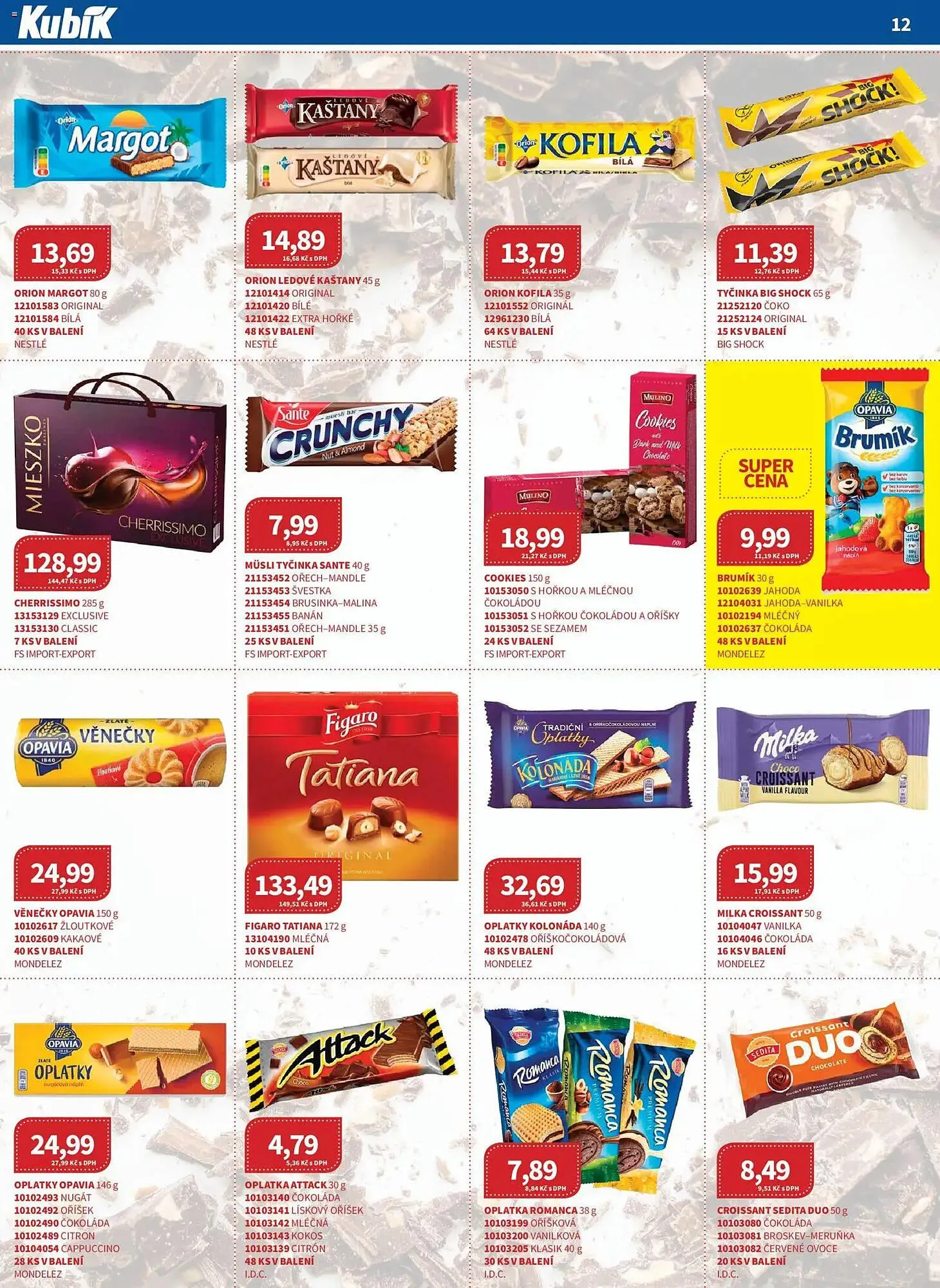 Kubík potraviny leták - 1. března 31. března 2026 - Page 12