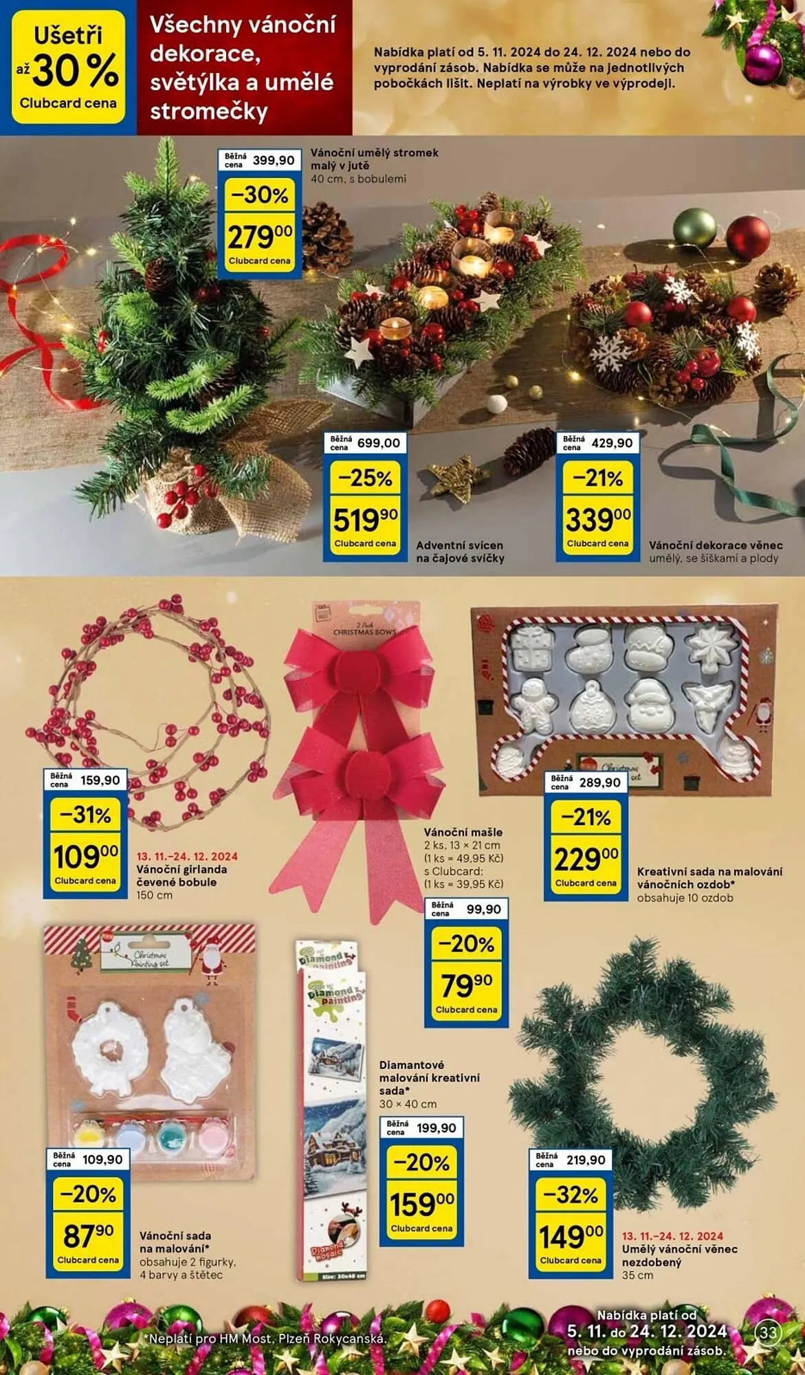 Tesco leták - 26. listopadu 24. prosince 2024 - Page 33