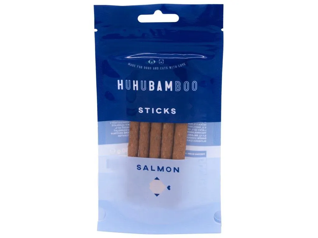 Huhubamboo lososové sticks 30 g
