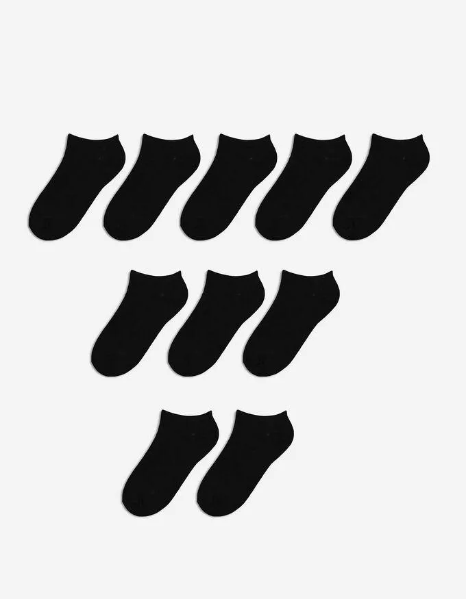 Nízké ponožky - 10 ks v balení