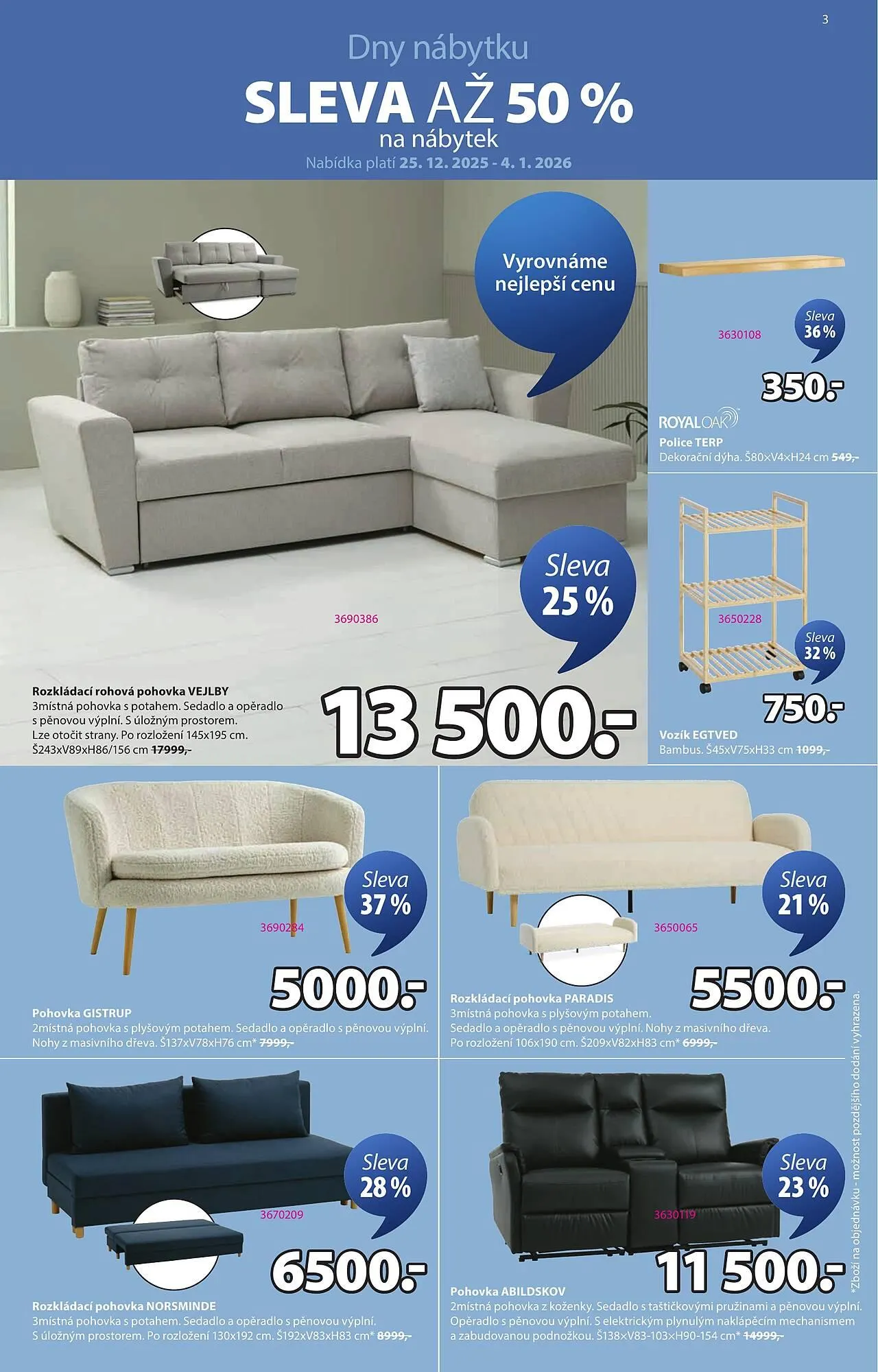 JYSK leták - 31. prosince 3. února 2026 - Page 3