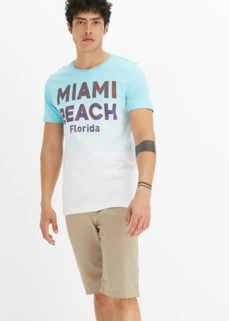 Tričko s barevným přechodem, z organické bavlny