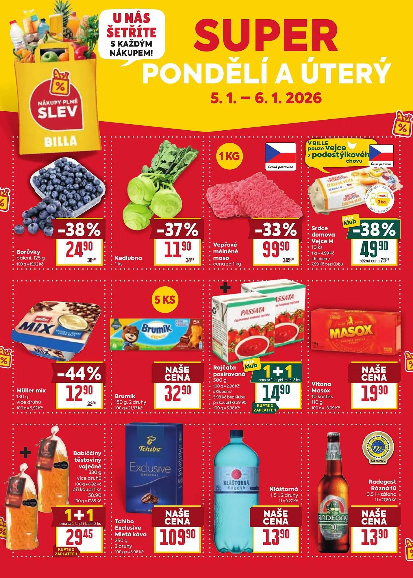 Billa leták - 2. ledna 6. ledna 2026 - Page 36