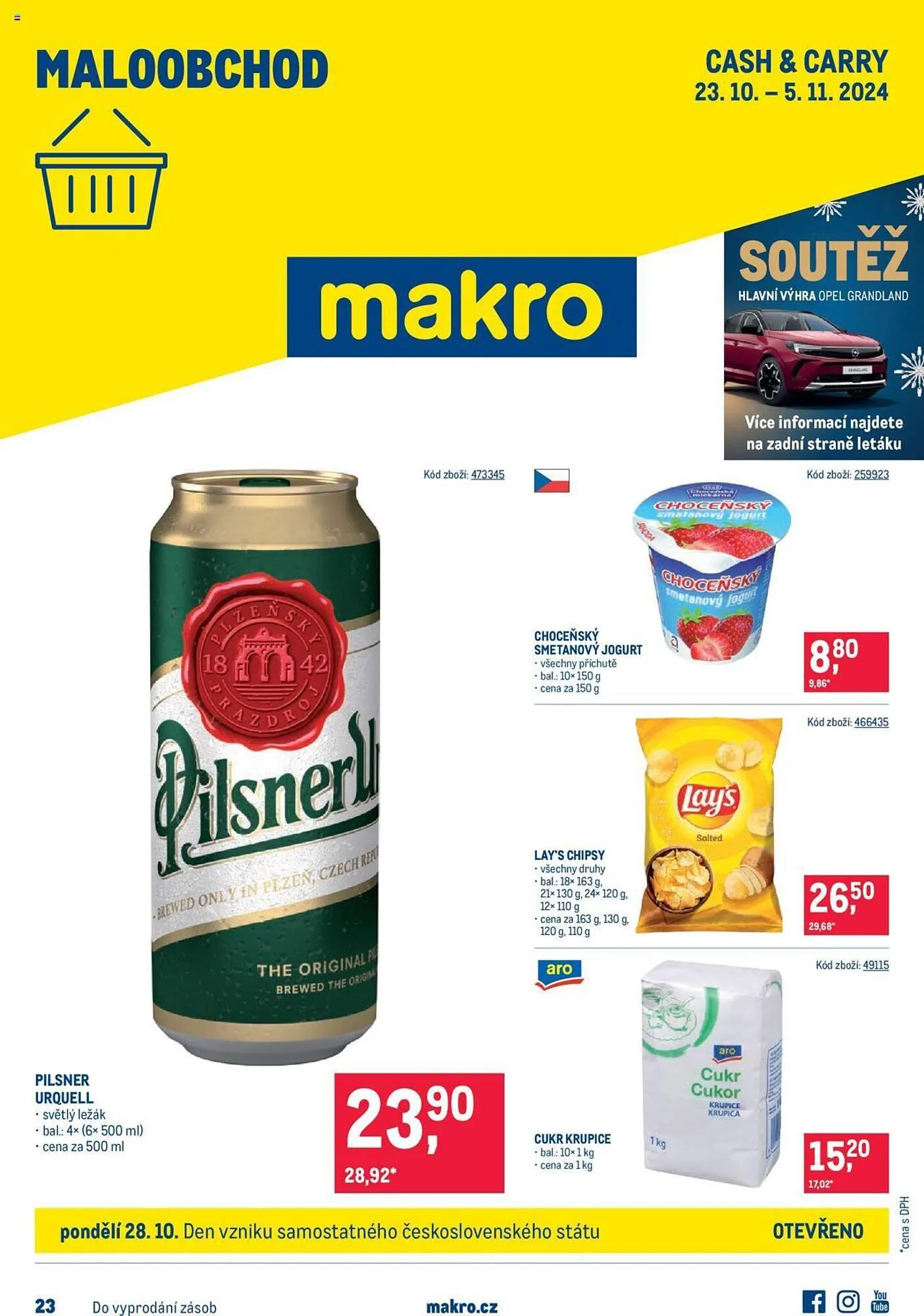 Makro leták - 23. října 5. listopadu 2024 - Page 1