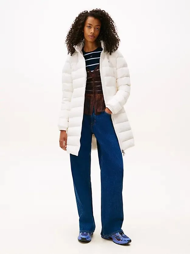 Shiny Water Repellent Down Puffer Coat